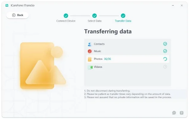 How to Transfer Data from Android to iPhone 18 Pro after Setup 4