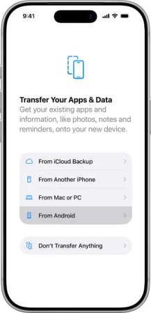 How to Transfer Data from Android to iPhone 18 Pro after Setup 7