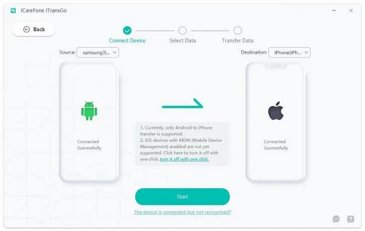 How to Transfer Data from Android to iPhone 18 Pro after Setup 2
