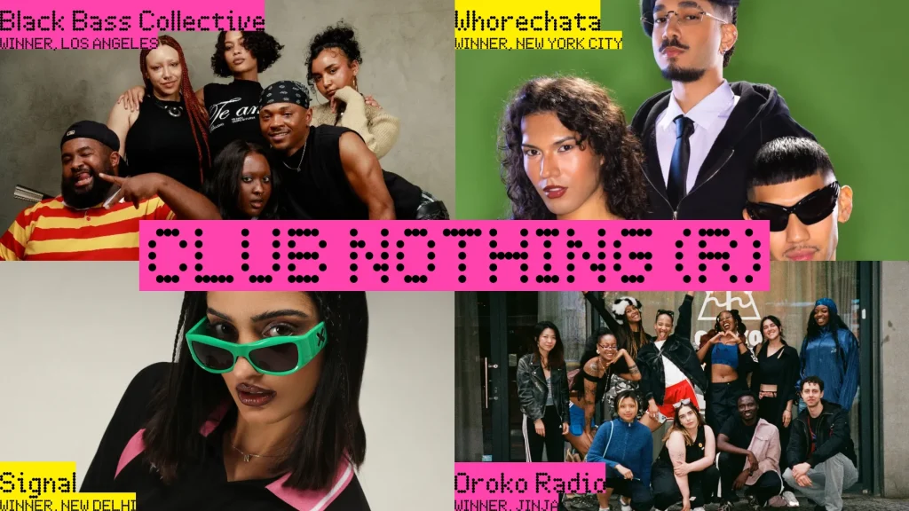 Nothing hands $10,000 each to 4 music collectives in its first Club Nothing Fund 1