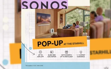 Sonos Pop-Up returns to The Starhill with up to 40% off selected products